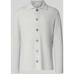 Gebreid jack van scheerwolmix met kasjmier