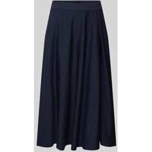 Uitlopende maxirok van pure viscose, model 'PELOTA'