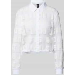 Marc Cain - Semi-transparant Blouson - Dames - Regular Fit - Drukknoopsluiting