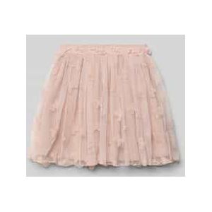 Rok van katoenmix met dierenprint