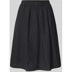 Knielange rok met steekzakken, model 'Tunis'