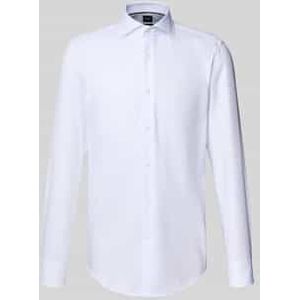 BOSS - HANK - Slim Fit Overhemd - Effen - Puur Katoen