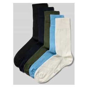 Sokken met ribboorden in een set van 5 stuks