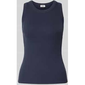 Top met ronde hals, model 'OLINA'