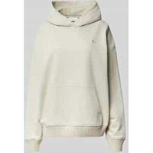 Hoodie met labelpatch