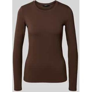 Regular fit shirt met lange mouwen van viscosemix, model 'MULTI'