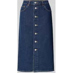 Jeansrok met knoopsluiting