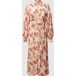 Midi-jurk met all-over bloemenmotief, model 'EMMERSON'