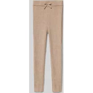 Slim fit legging met fijnrib