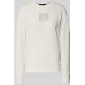 Sweatshirt met labeldetail