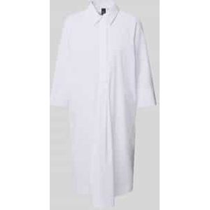 Knielange overhemdjurk met 3/4-mouwen