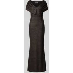 Regular fit avondjurk in glitterlook