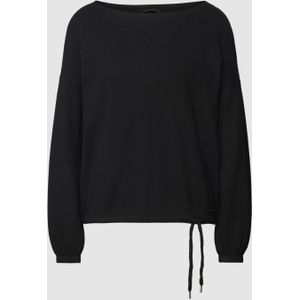 Gebreide pullover met boothals