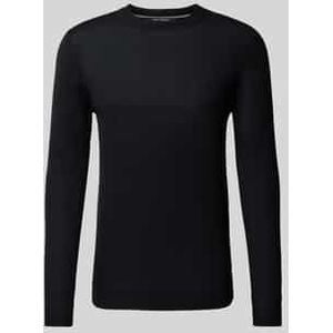 Gebreide pullover met ronde hals