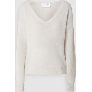 Pullover van wolmix, model ‘Sia'