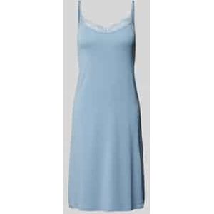 Skiny - Negligé - Duifblauw - Jersey - Effen - Verstelbare Bandjes