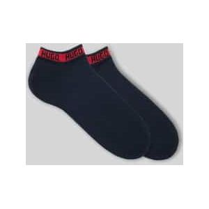 Sneakersokken van katoenmix in een set van 2 paar