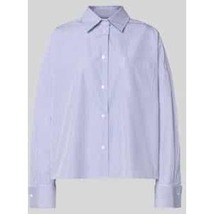 Regular fit overhemdblouse van puur katoen