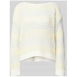 Gebreide pullover met ajourpatroon