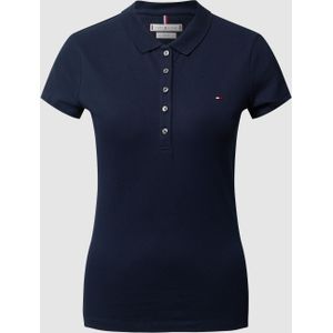 Slim fit poloshirt van piqué