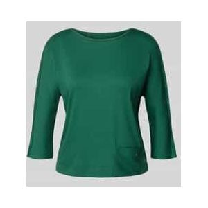 T-shirt met ronde hals en 3/4-mouwen