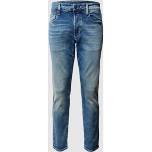 Straight tapered fit jeans met stretch, model '3301'