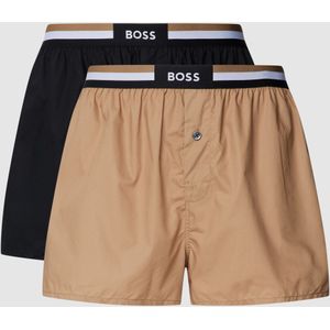 Boxershort met logo in band in een set van 2 stuks, model 'Boxer'