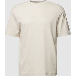 T-shirt met labelprint, model 'COMFORT'