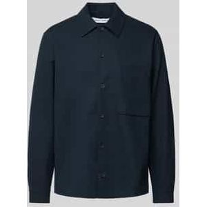 Regular fit overhemdjack met borstzak, model 'SADAMON'