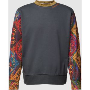 Sweatshirt in two-tone-stijl