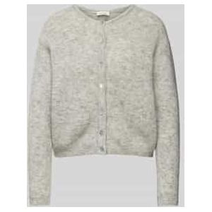 Gebreid jack met extra brede schouders, model 'VITOW'