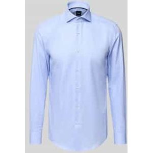 Slim fit zakelijk overhemd van puur katoen, model 'HANK'