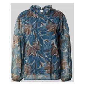 Regular fit blouse met all-over bloemenprint, model 'Zoe'