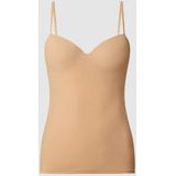 Onderhemd in 2-in-1-look, model 'Allure' - gewatteerd