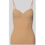 Onderhemd in 2-in-1-look, model 'Allure' - gewatteerd