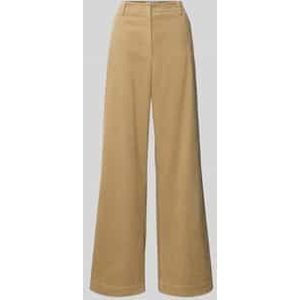 Corduroy broek met wijde pijpen