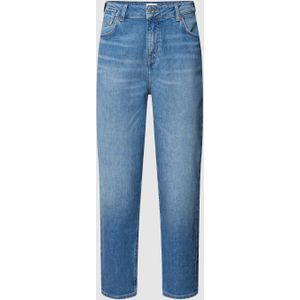 Tapered fit jeans met 5-pocketmodel, model 'CHARLOTTE'