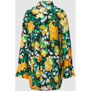 Blouse met bloemenmotief, model 'Limone'