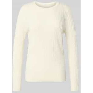 Gebreide pullover met kabelpatroon