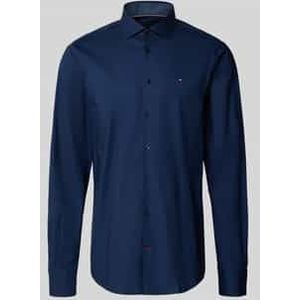 Slim fit zakelijk overhemd van katoenmix