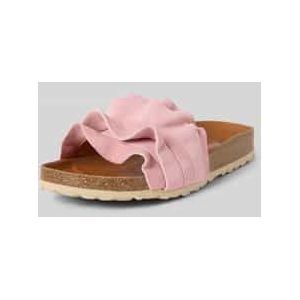 Sandalen van leer, model 'ROCIO SERRAJE VOLANTE'