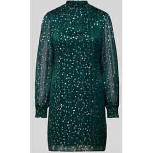 Apricot - Mini-jurk - Opstaande Kraag - Knoopsluiting Aan De Achterkant