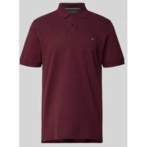 Regular fit poloshirt met logostitching