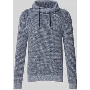 Gebreide pullover met ribboorden