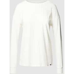 Shirt met lange mouwen en labelpatch, model 'Every Night'