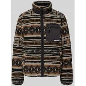 Sweatjack met opstaande kraag