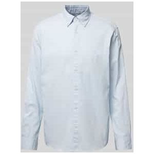 Marc O’Polo - Vrijetijdsoverhemd - Effen - Katoen - Regular Fit - Lange Mouwen