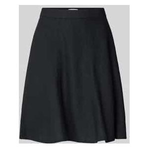 Uitlopende minirok van puur linnen