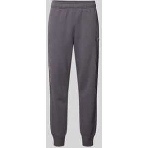 Sweatpants met labeldetail