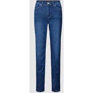 Straight leg jeans in 5-pocketmodel, model 'LEYLE'